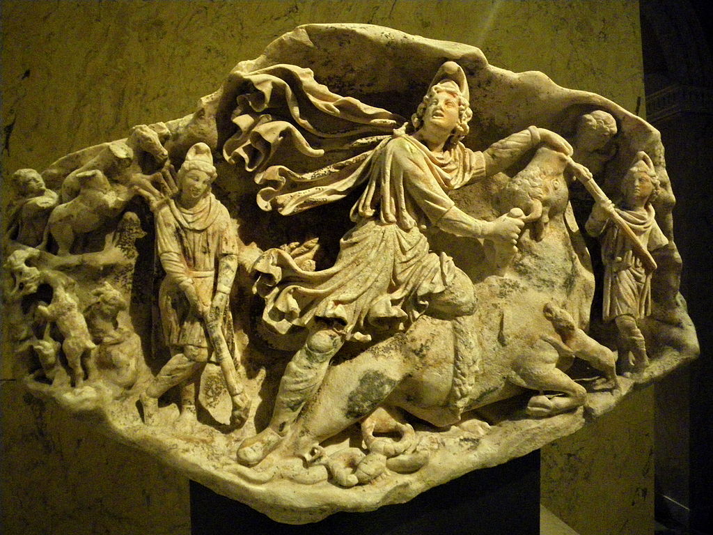 Mithras Riding the Bull