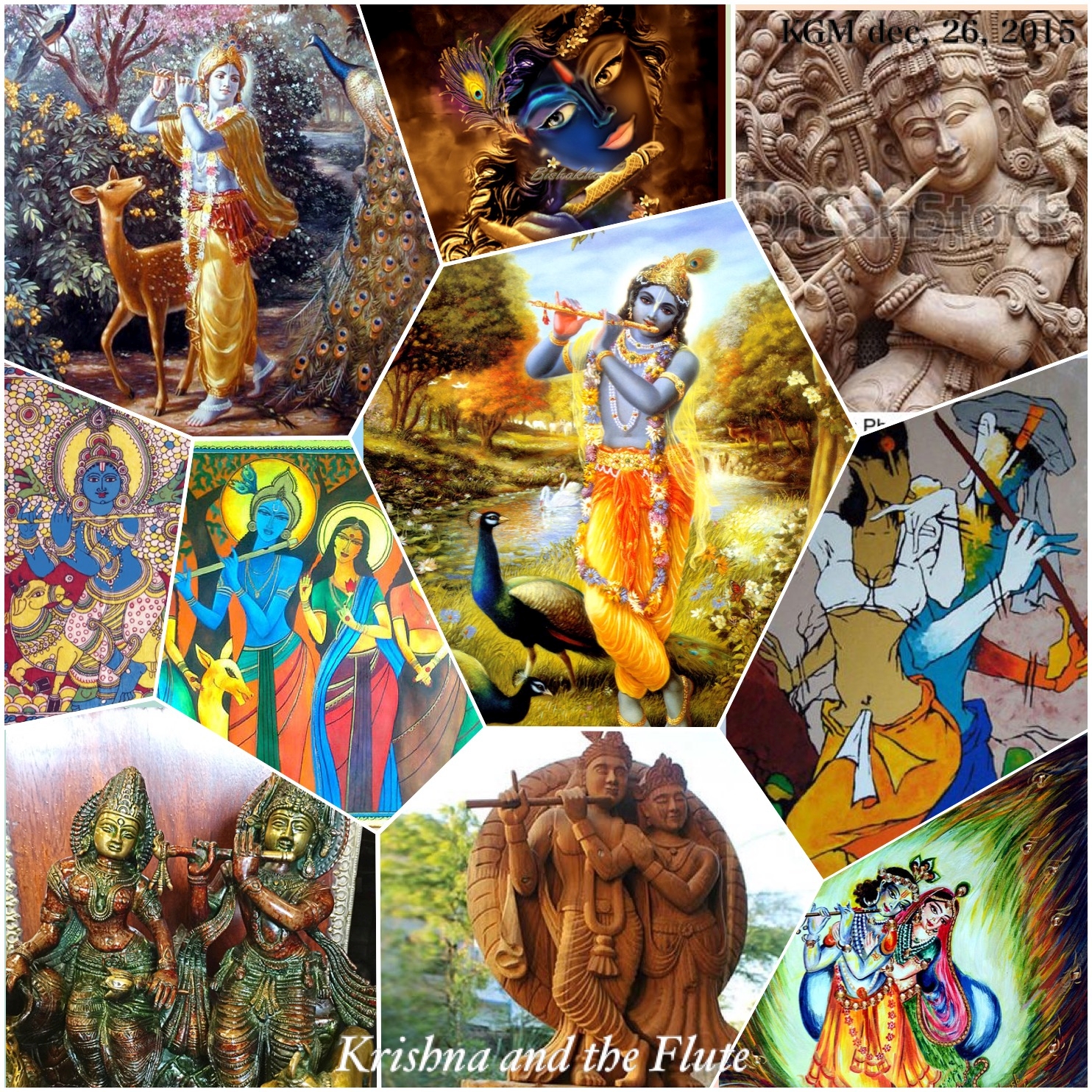 Krishna and Flute